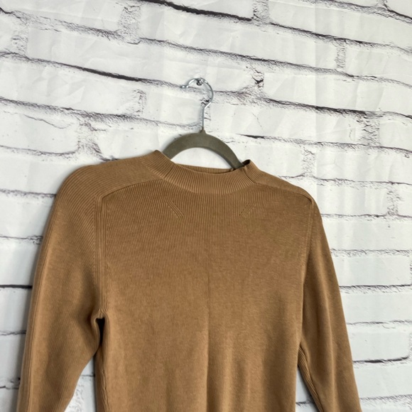 Louis Vuitton Unisex Silk Ribbed Sweater Knit Top Brown Size S Made in Italy - Picture 4 of 15